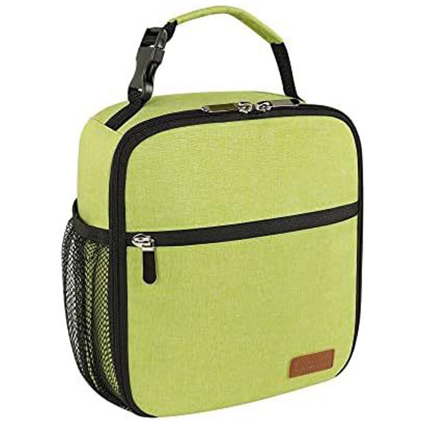 6 Can Oxford Insulated Lunch Cooler Bag w/ Zipper Pocket 11