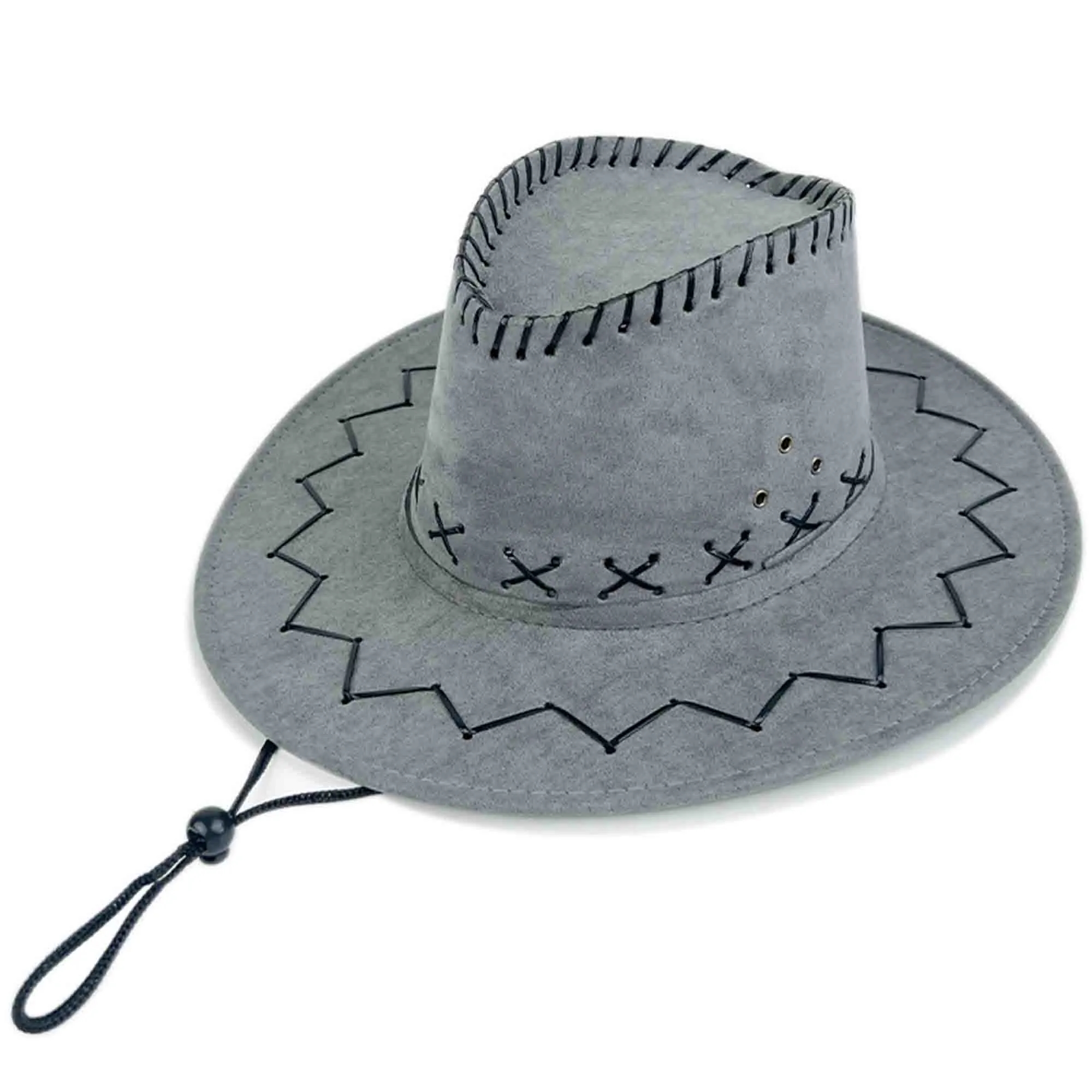 Western Cowboy Hat Costume with Bandana 2