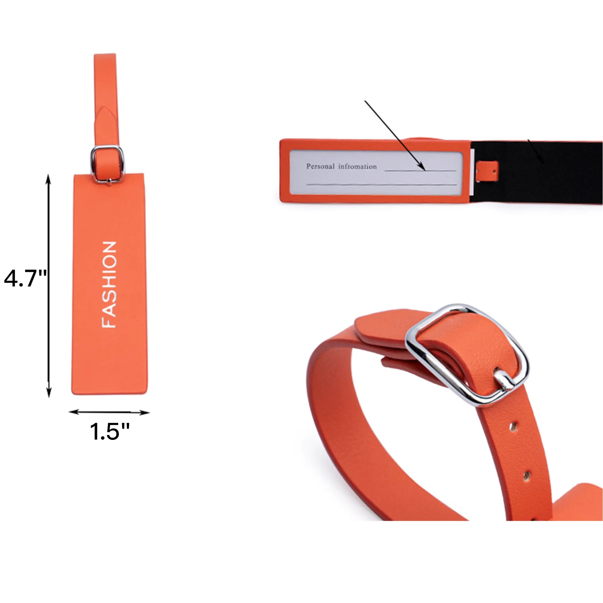 Magnet PU Luggage Tag MOQ50 9