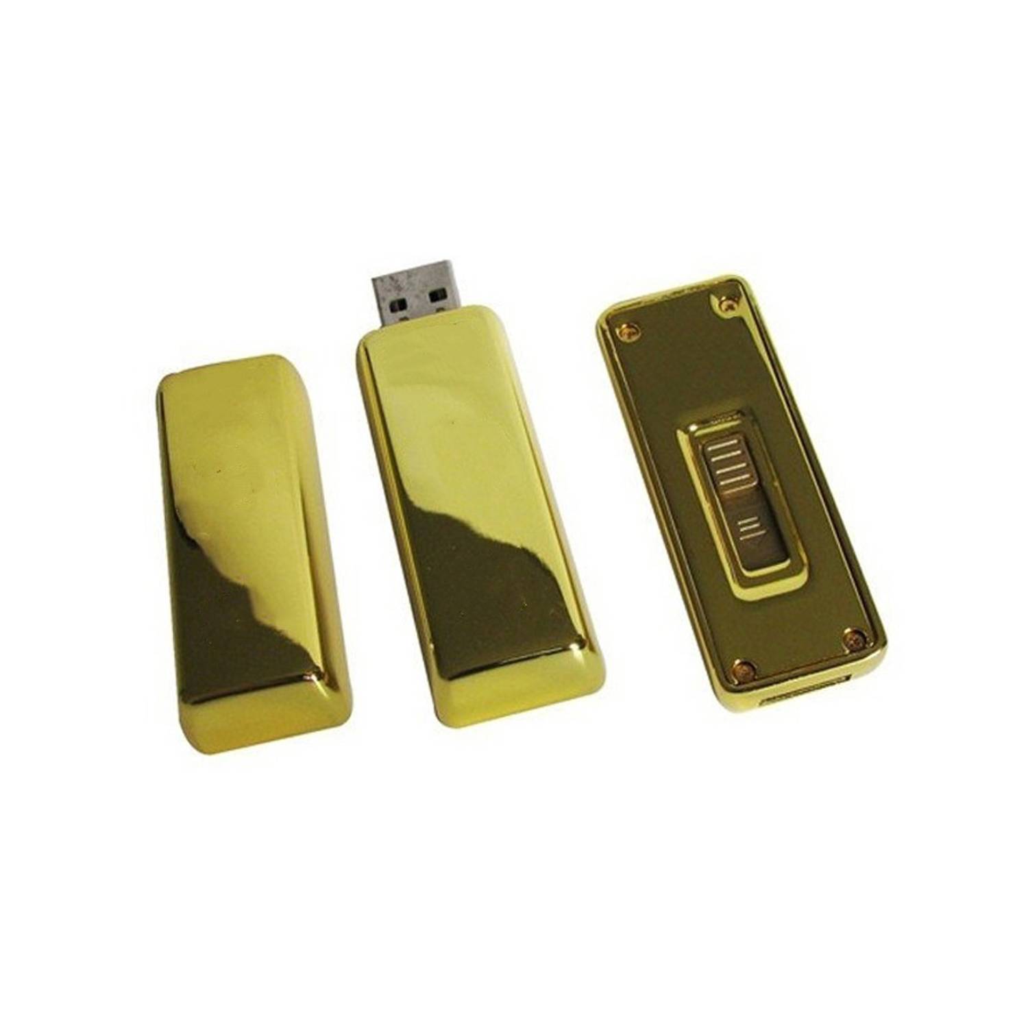 64GB Creative Business Simulation Gold Bar USB Drive 3