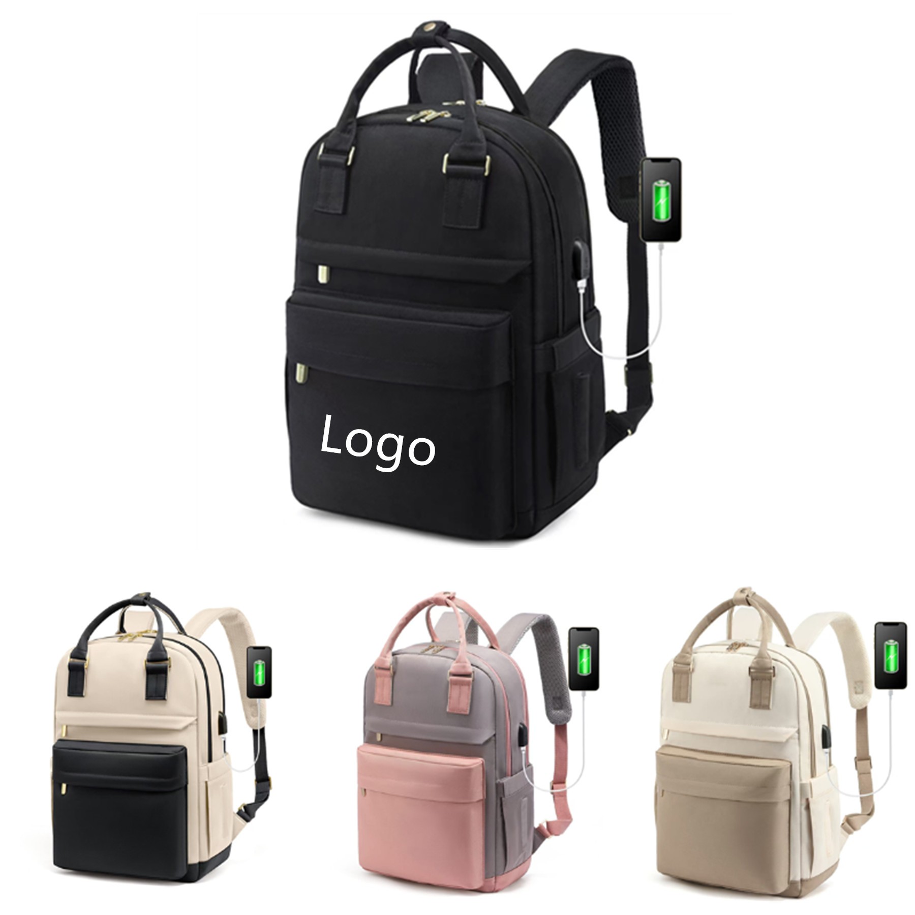 15.6 Inch Laptop Bag with USB Port