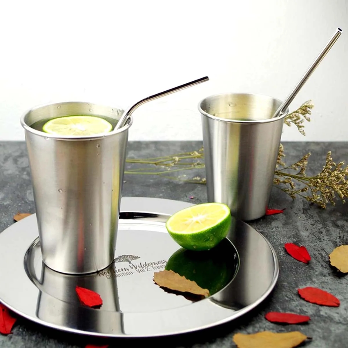 16oz Unbreakable Stackable Stainless Steel Drinking Cup 6