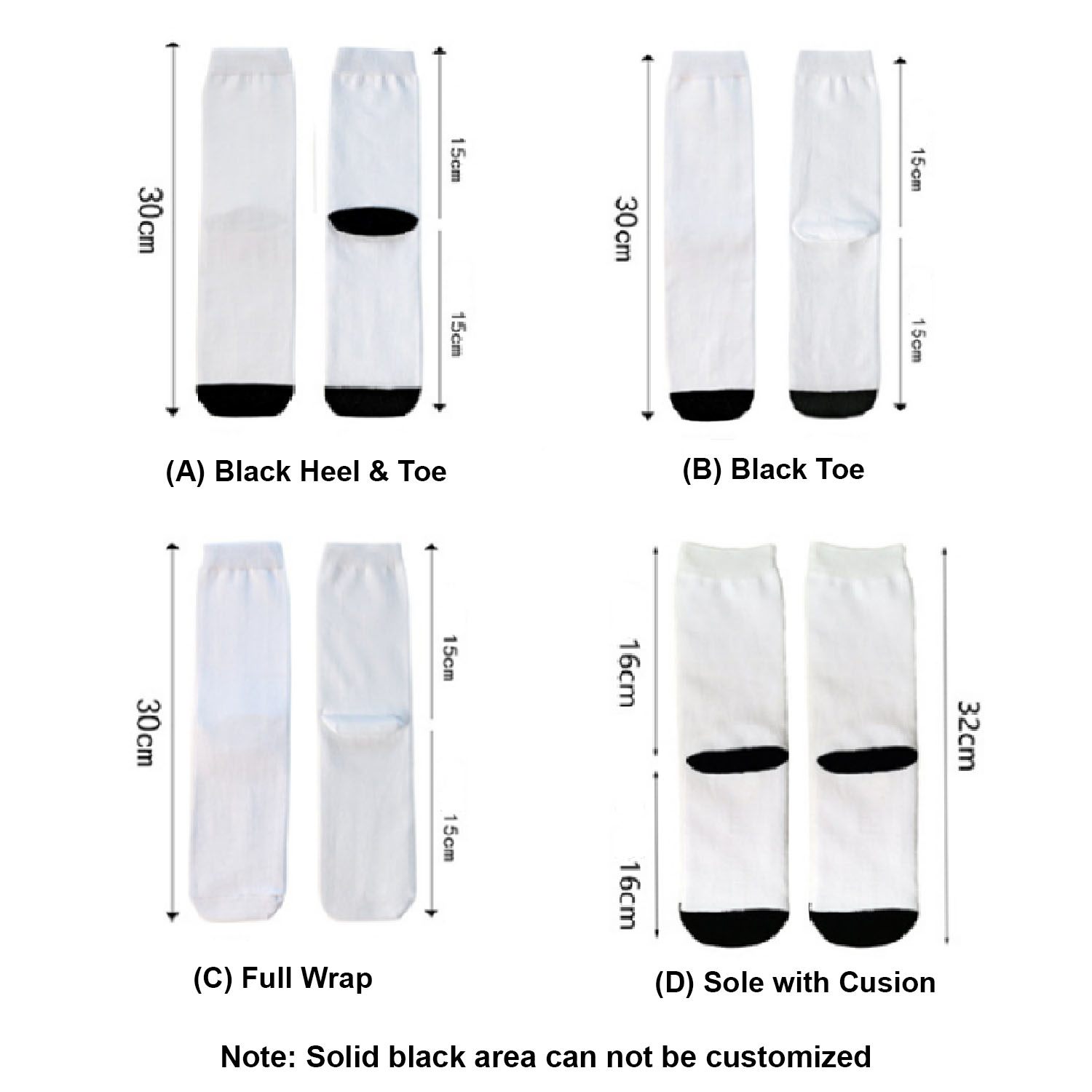 Kids Mid Crew sublimated full color socks, custom youth shirt with logo imprint 2