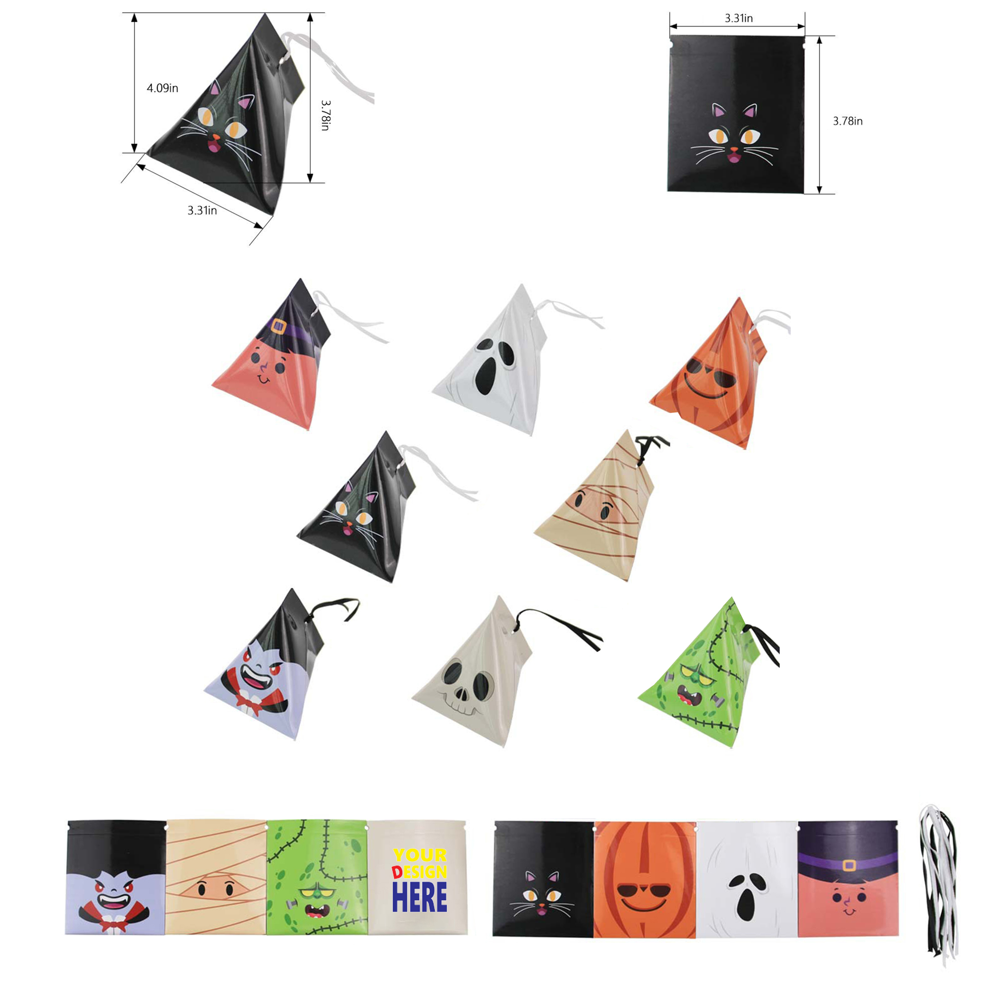 Full Color Custom Halloween Candy Packing Box 2