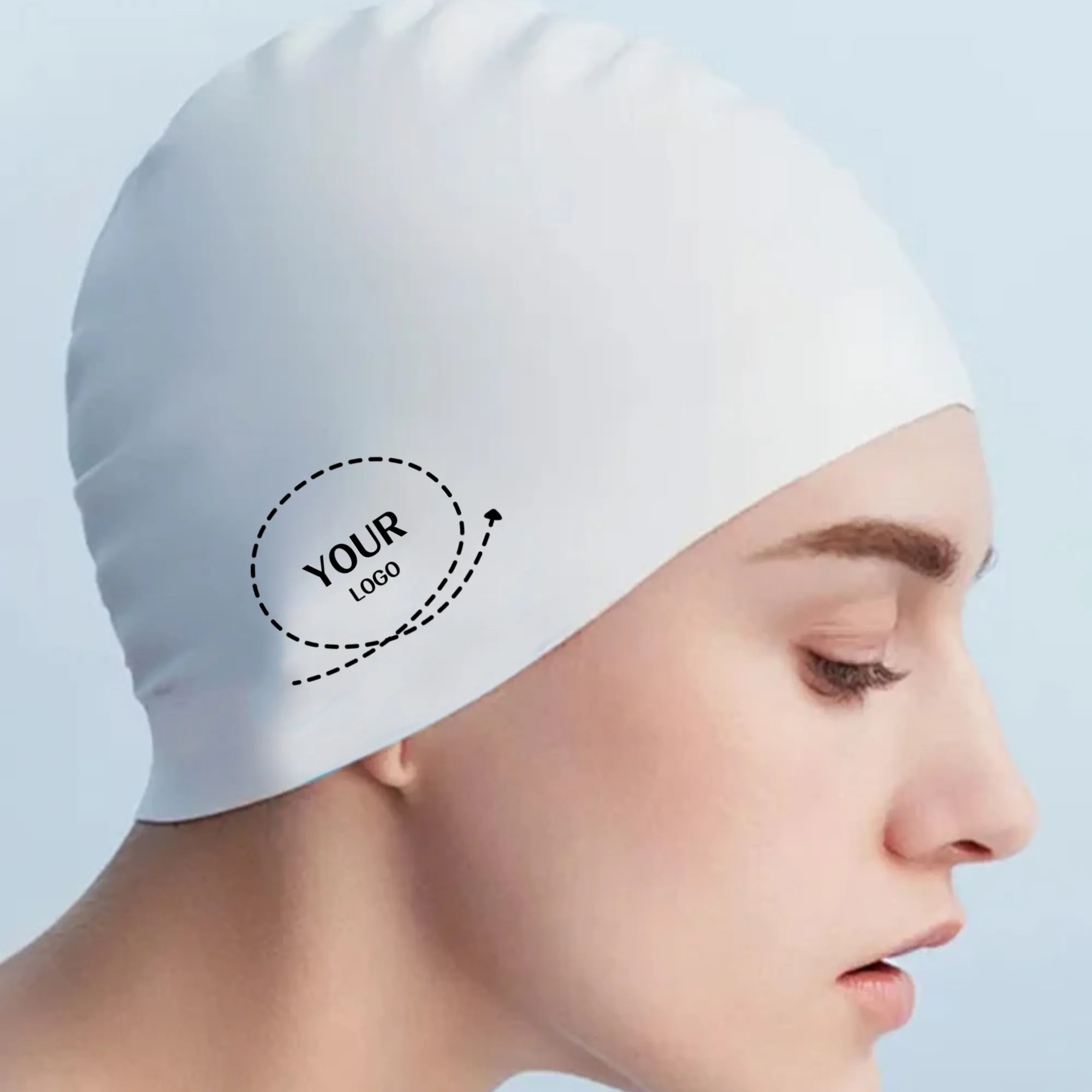 Custom Logo Swim Caps, Secure Fit, Aquatic Sports 1