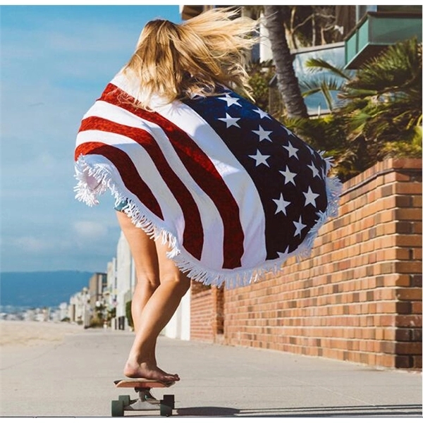 Round Beach Towel 2