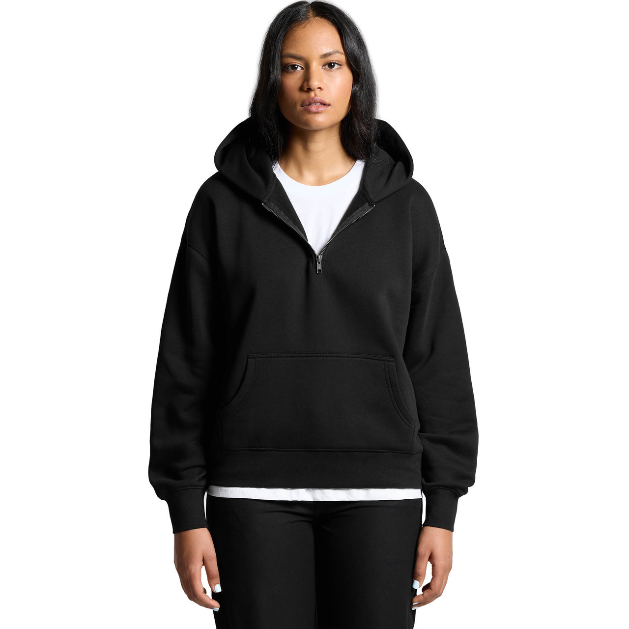 Wo's Relax Half Zip Hood | 4164 5