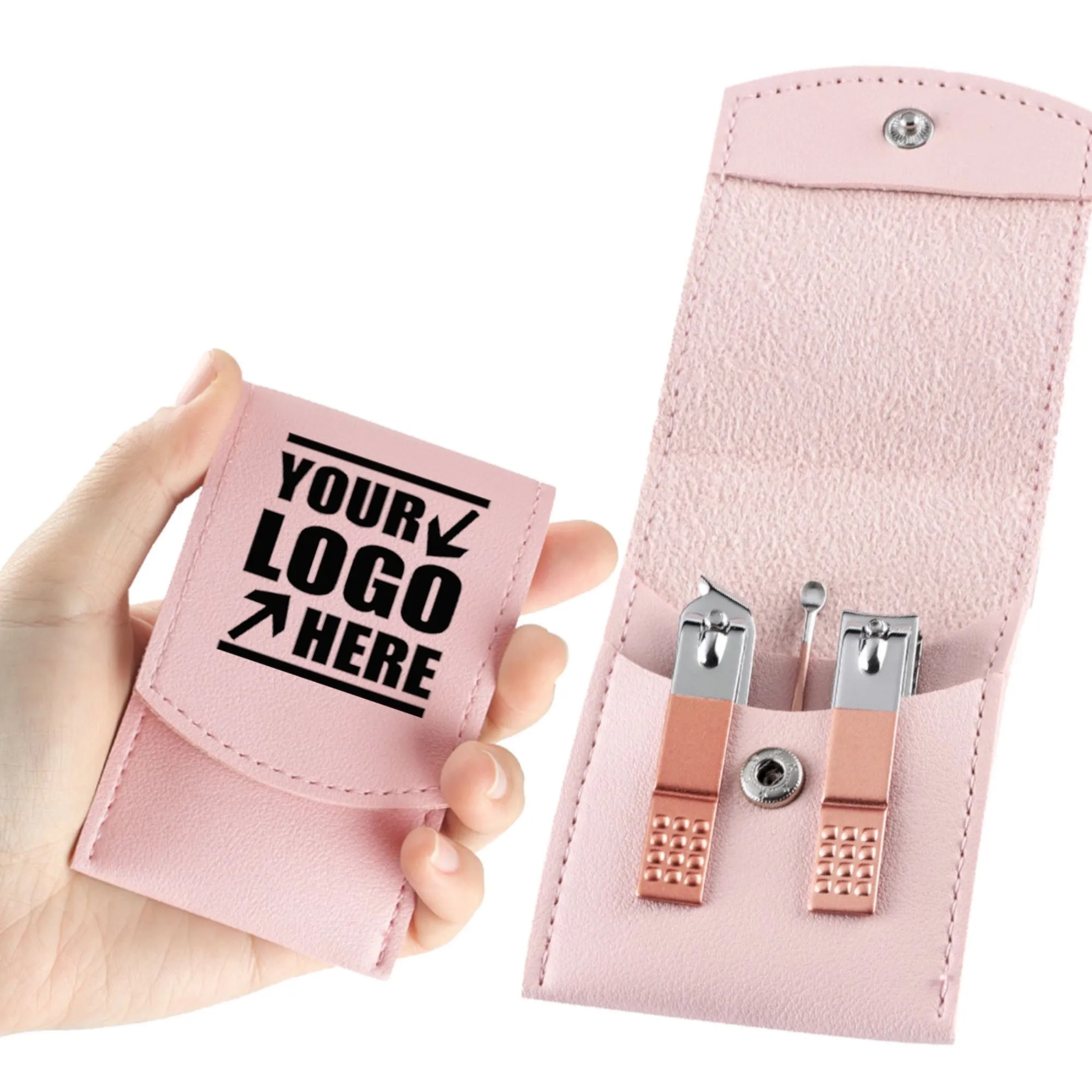 3 Pcs Portable Stainless Steel Manicure Set