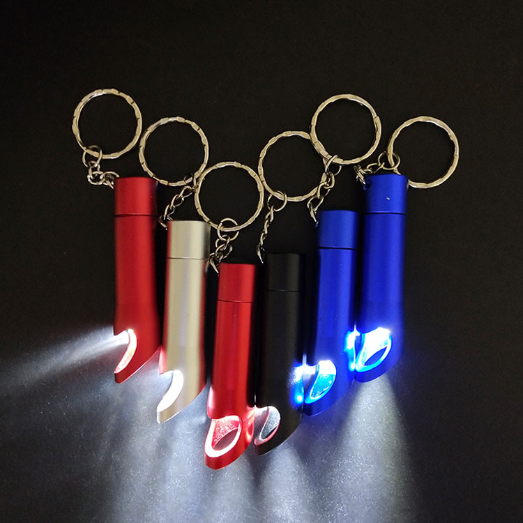 Aluminum LED Bottle Opener Keychain 5