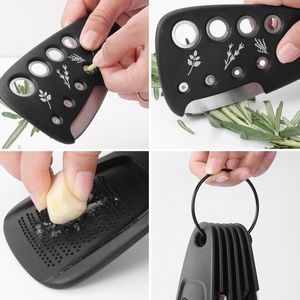 4 In 1 Foldable Utensil Set Knife Fork Spoon Bottle Opener With Carabiner 2