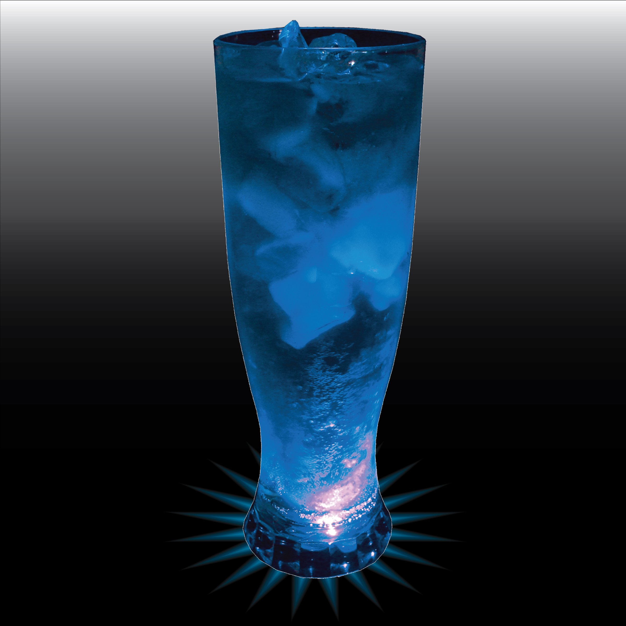 22oz Single Light Tall Fluted Plastic Pilsner Cup 10