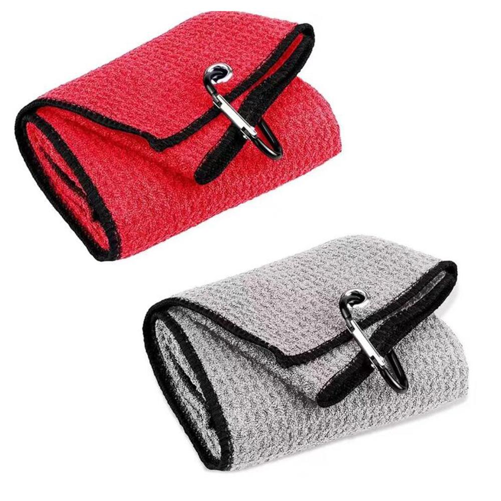 Tri-fold Golf Towel w/ Bag Hook 2