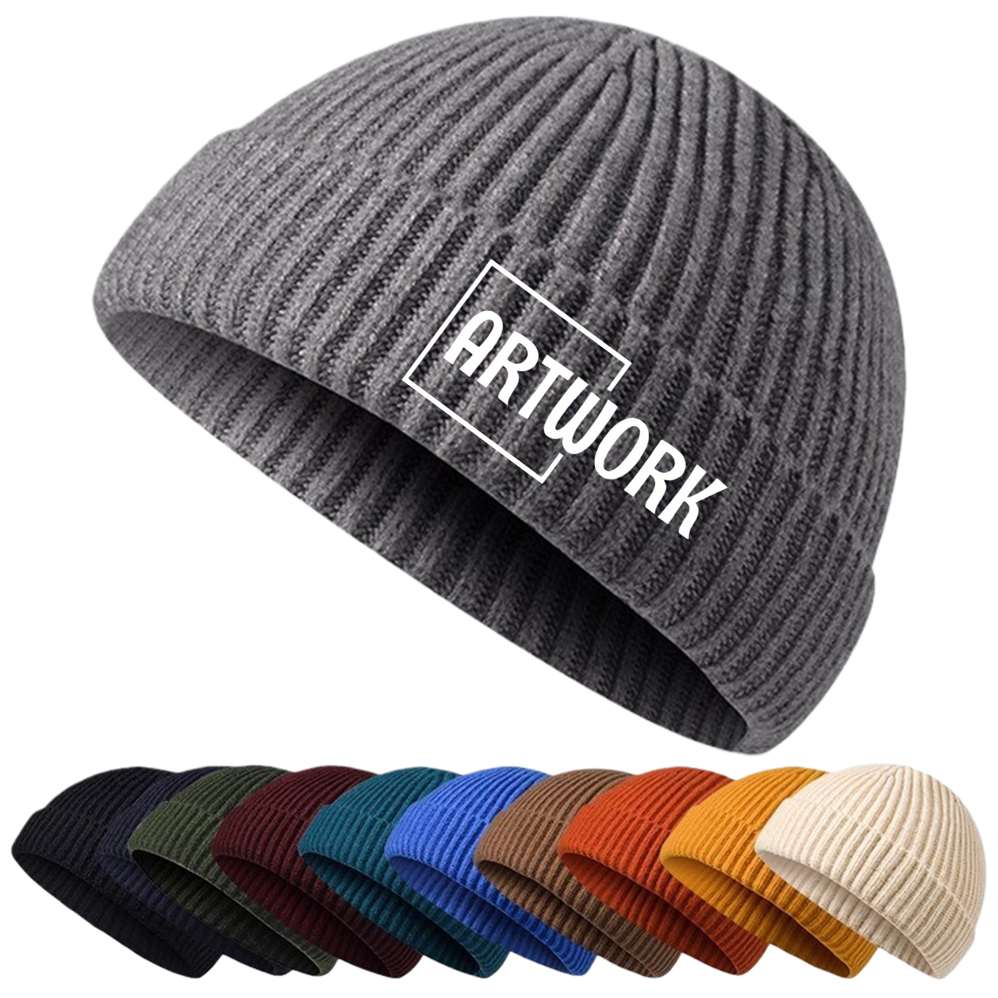 Knit Cuff Short Fisherman Beanie 3