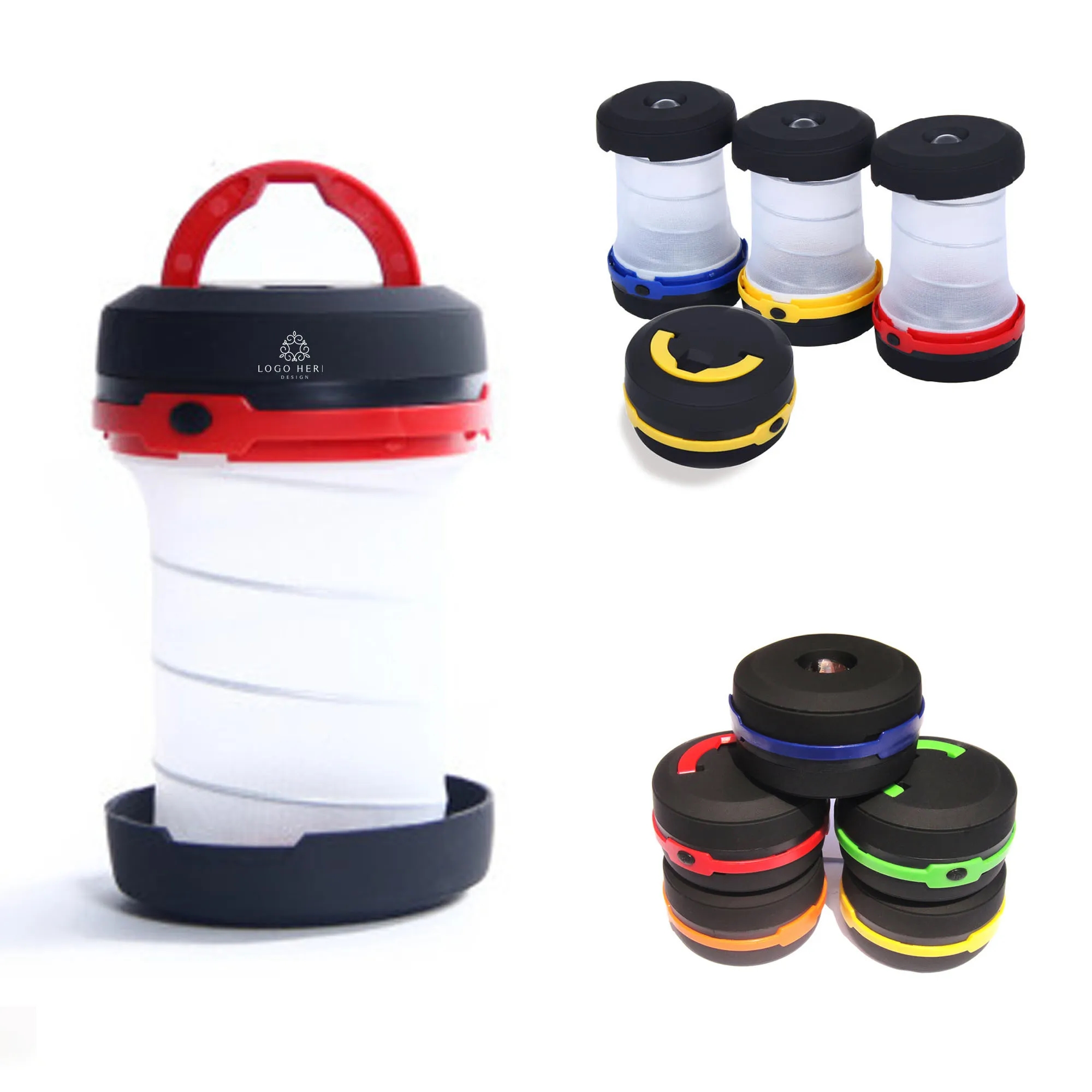 Rechargeable Foldable Solar Camping LED Lanter 5
