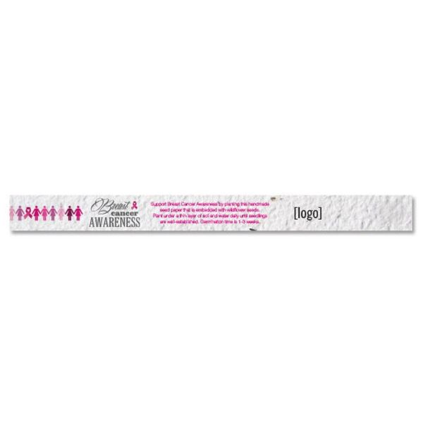 Breast Cancer Awareness - Seed Paper Wristband 13