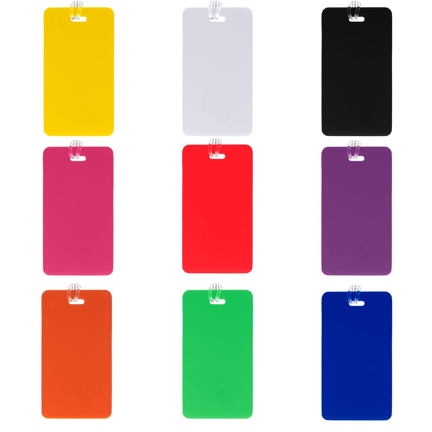 Plastic Luggage Tag with PVC Strap 16
