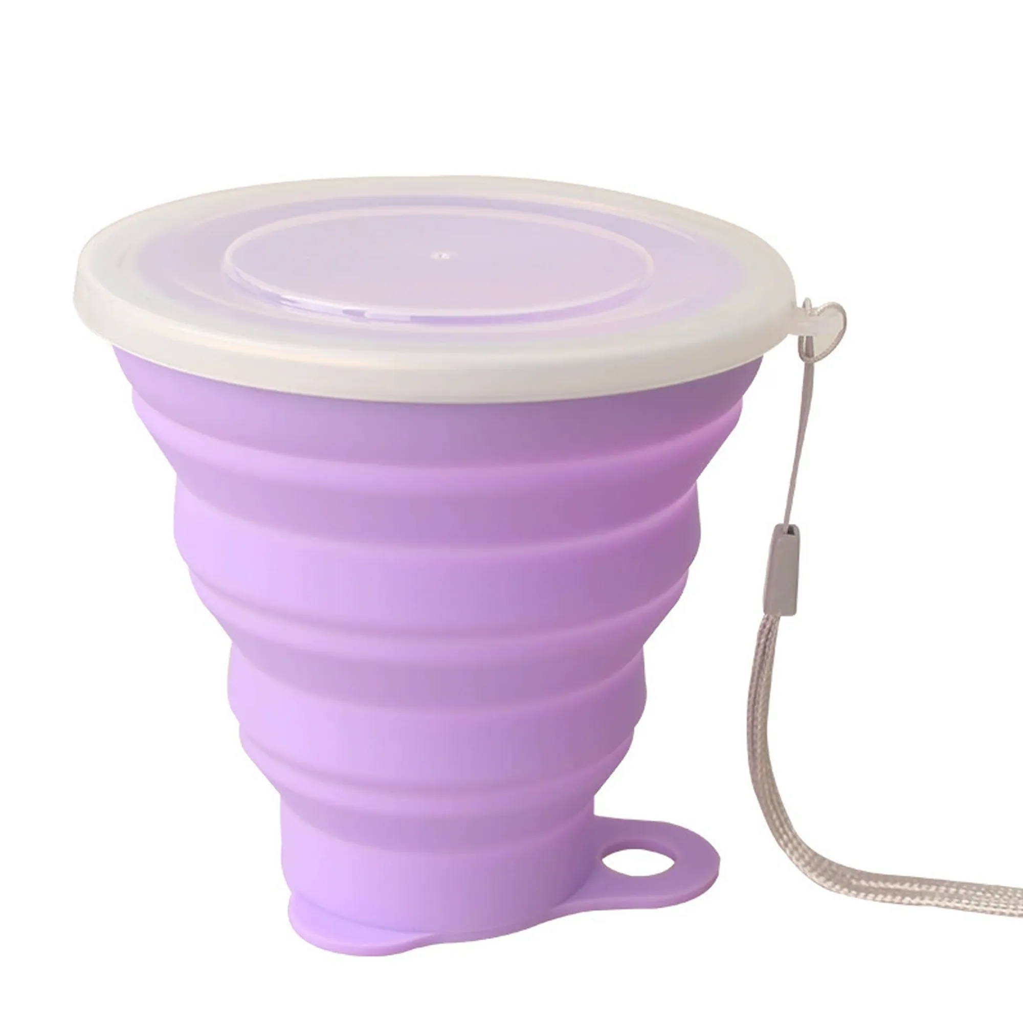 Collapsible Silicone Travel Water Cup MOQ20 5