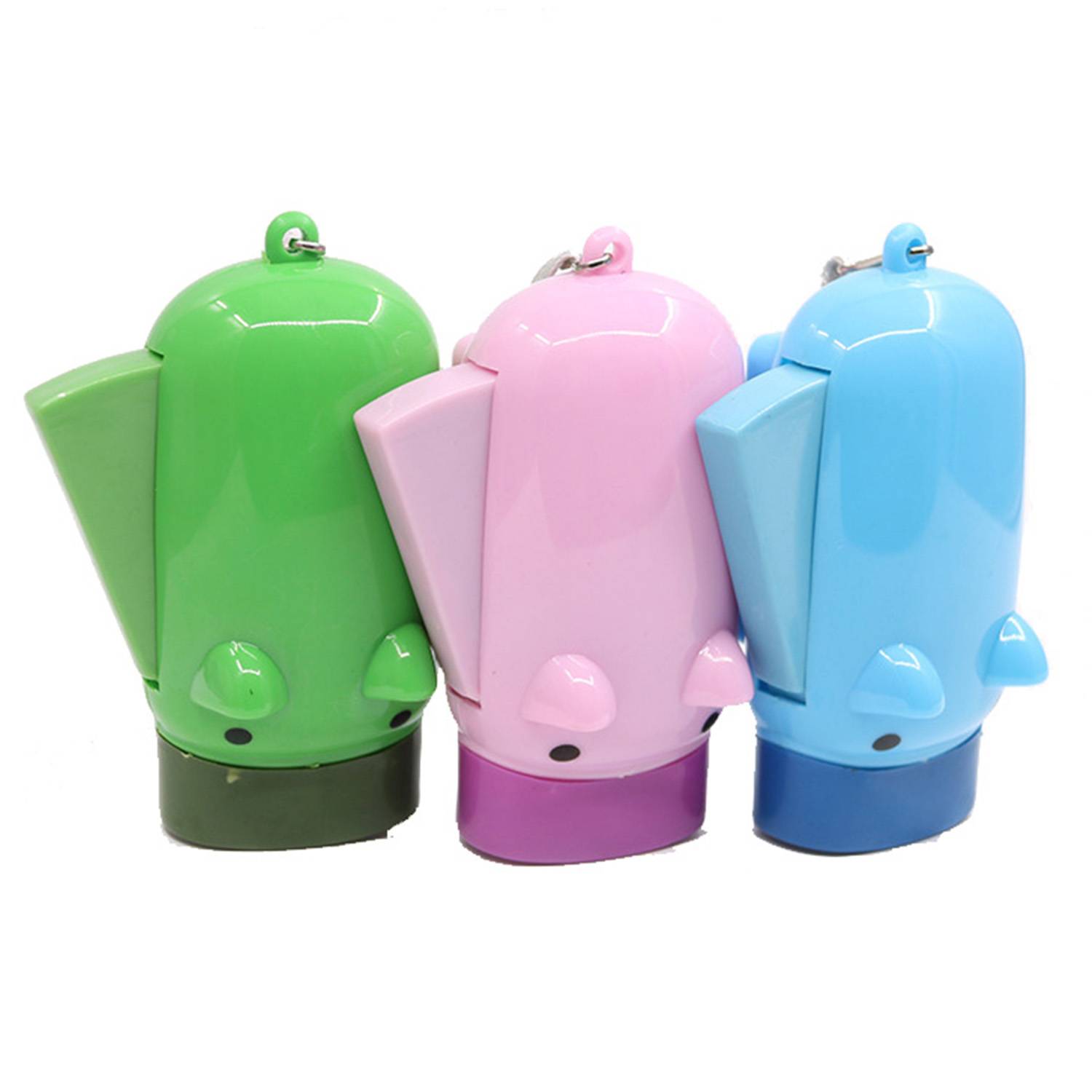 Pig Shape Hand Press Electric Flashlight 4