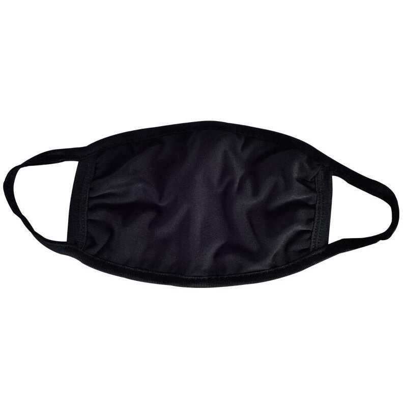 3-Ply Black Cotton Mask Blank (Sea Shipping) 4