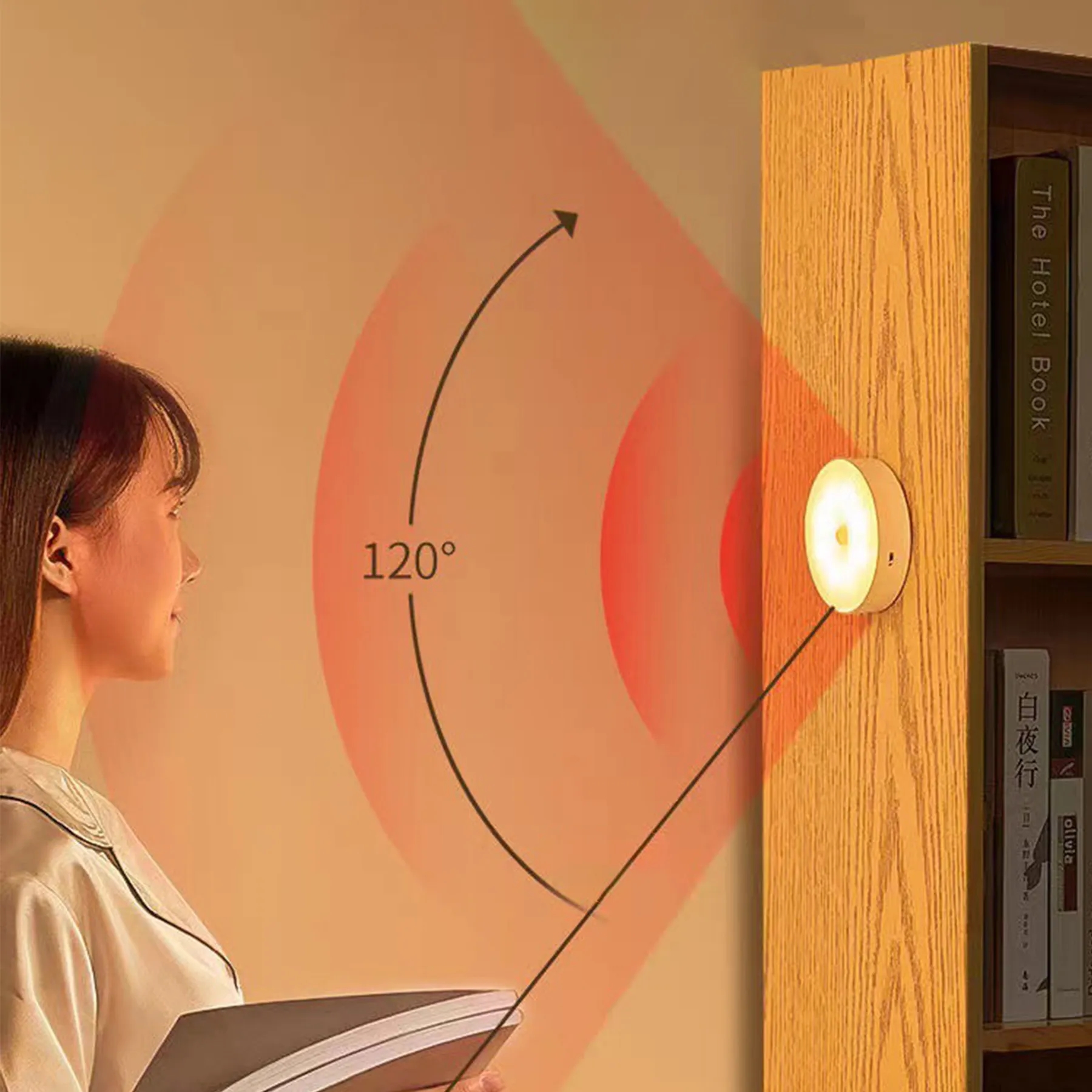 Intelligent induction magnetic led light 5
