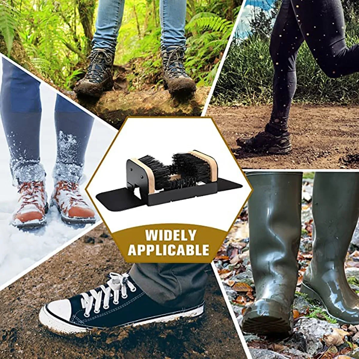 Outdoor Shoe Scraper Cleaner Brush 1