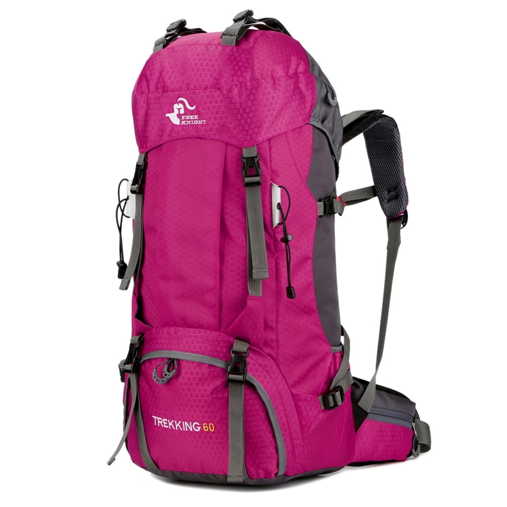 60L Waterproof Hiking Backpack - Daypack With Rain Cover 9