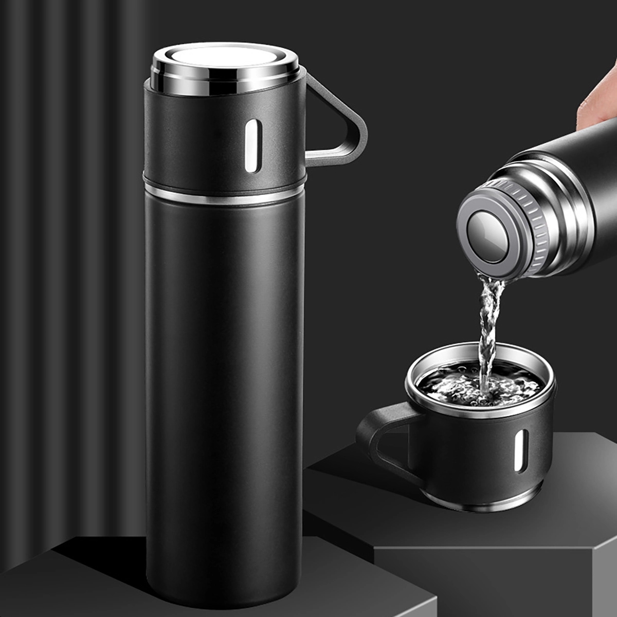 Insulated Vacuum Bottle With Cup 9