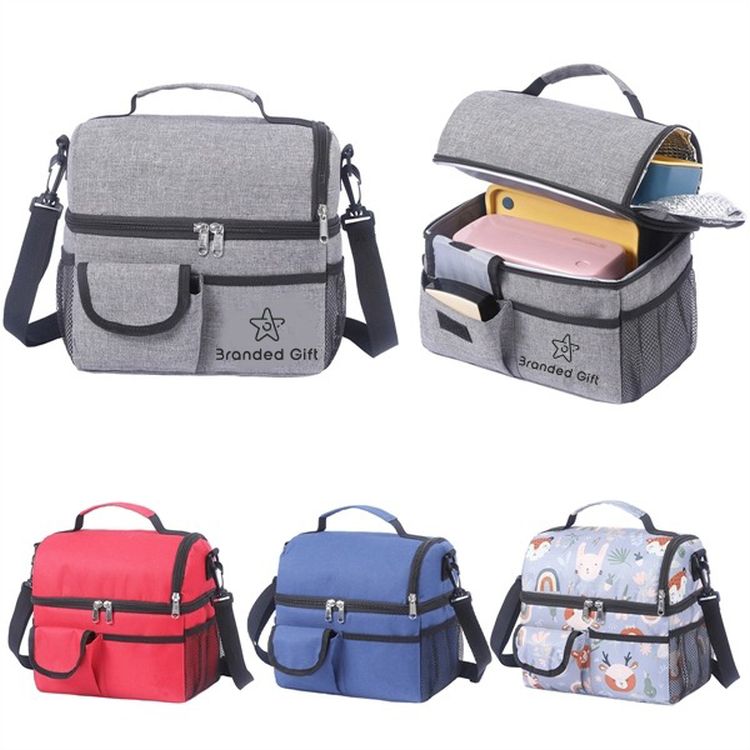 Lunch Bag Insulated, Dual Compartment Lunchbox 2
