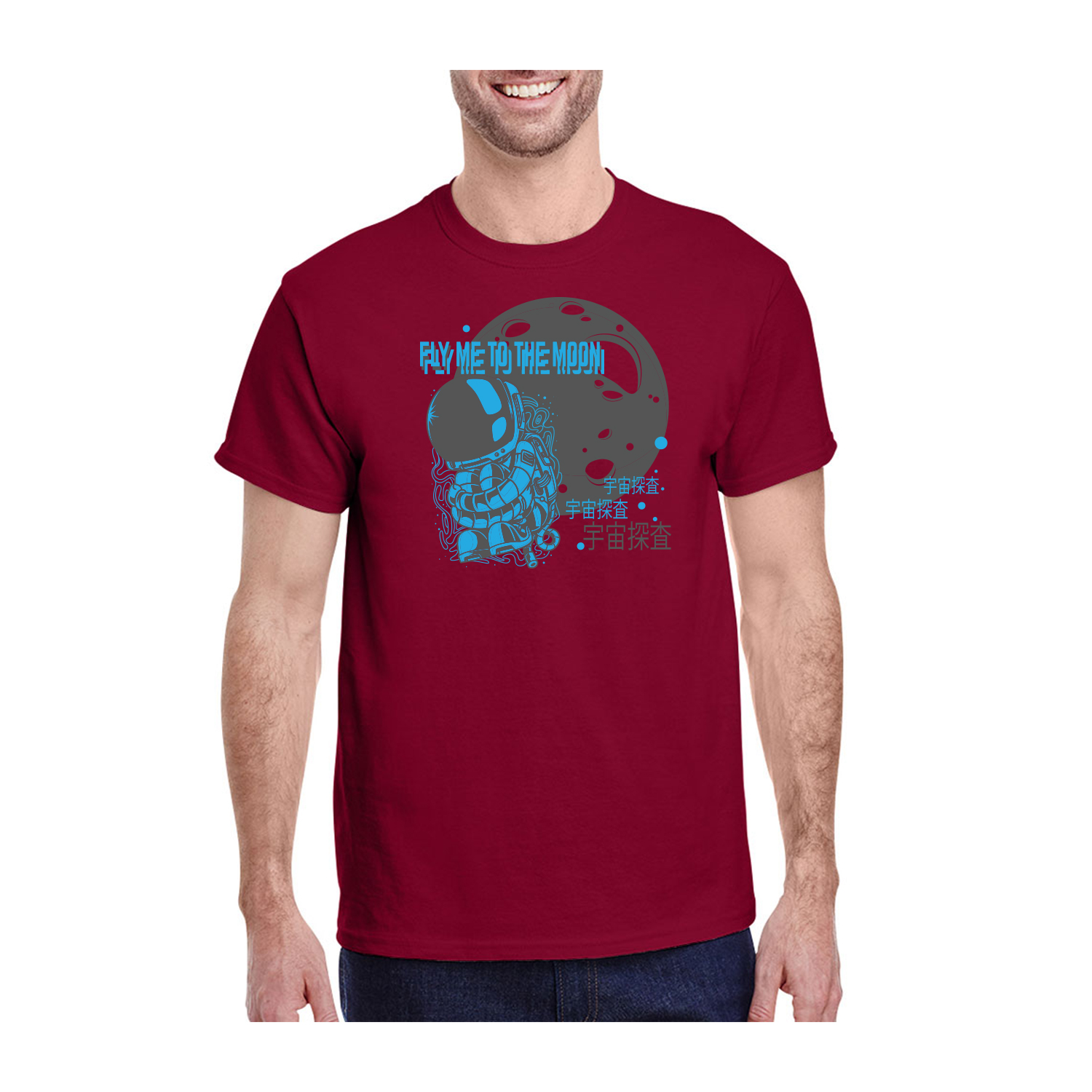 Gildan™ 5.3 oz Cotton Pre-Shrunk T-Shirt (2 Color Imprint) 35