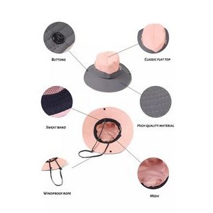 Wide Brim Sun Visor Hat 2
