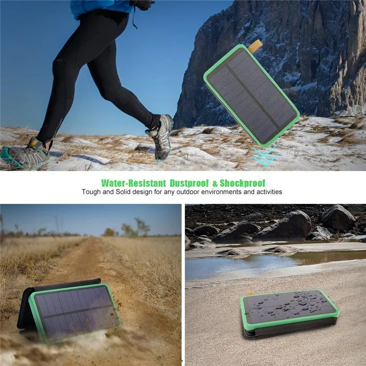 Outdoors Charger With Four Solar Panels-20000mAh 3