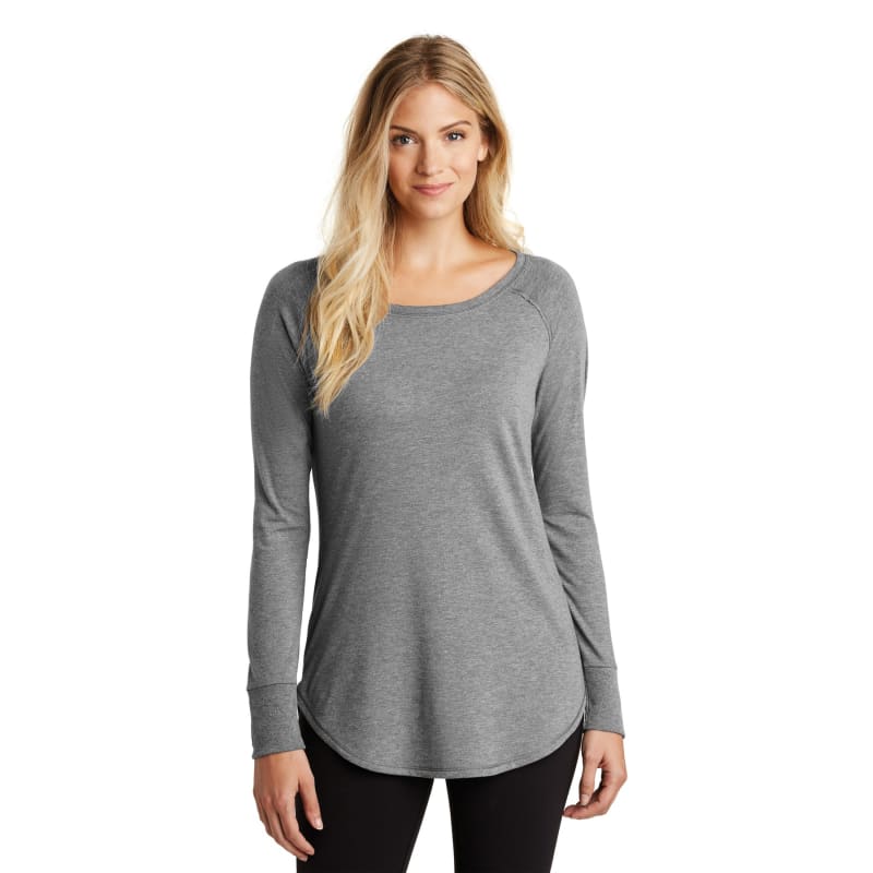 District Women's Perfect Tri Long Sleeve Tunic Tee. 13