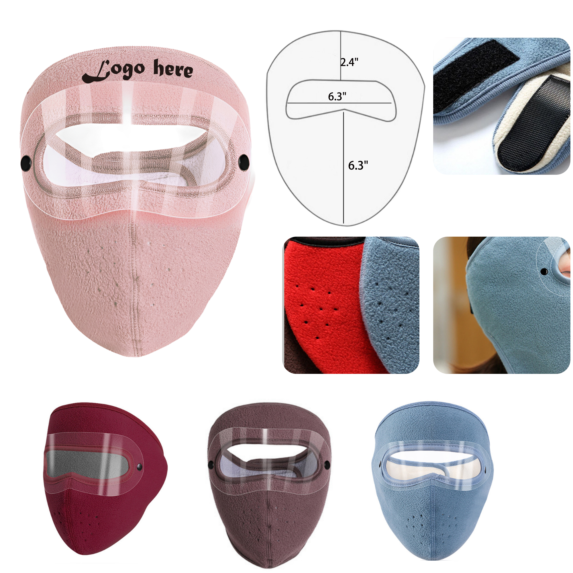 Breathable Winter Windproof Warm Mask 6