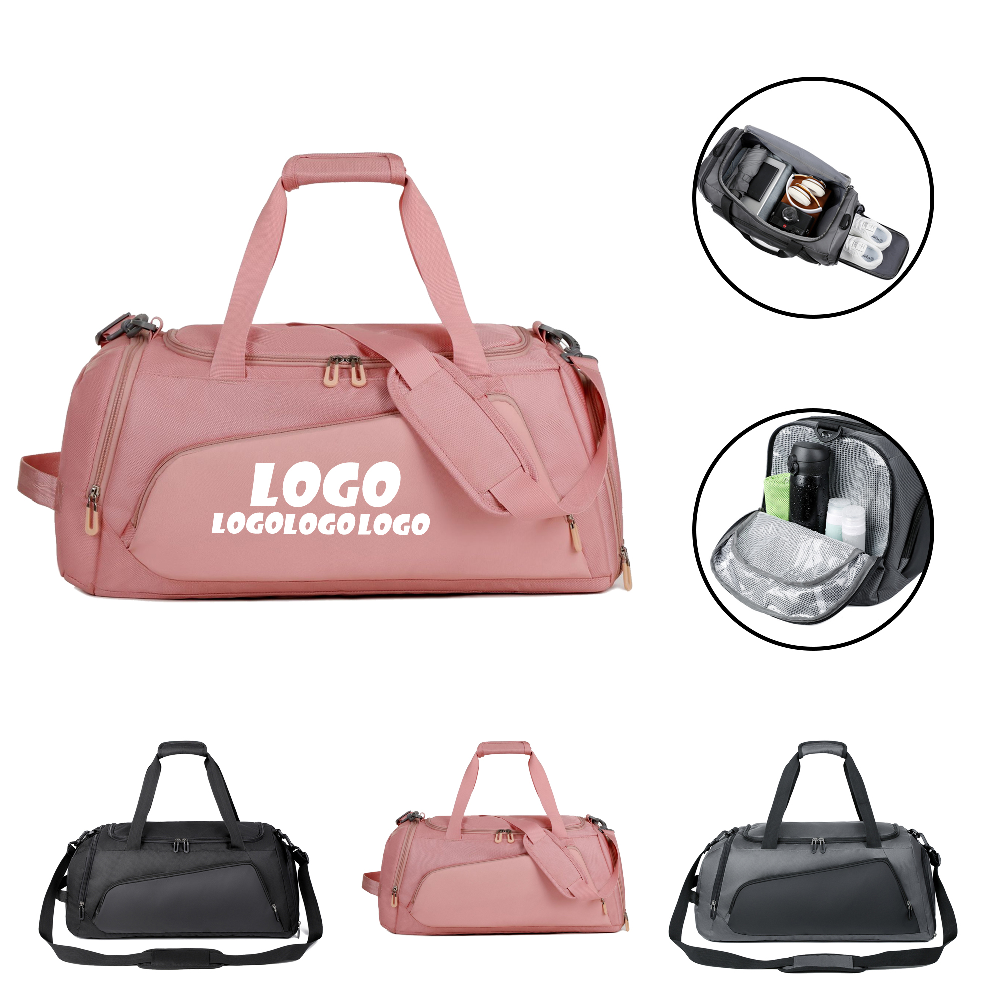 MOQ10 Duffle Bag Travel Full Color 3