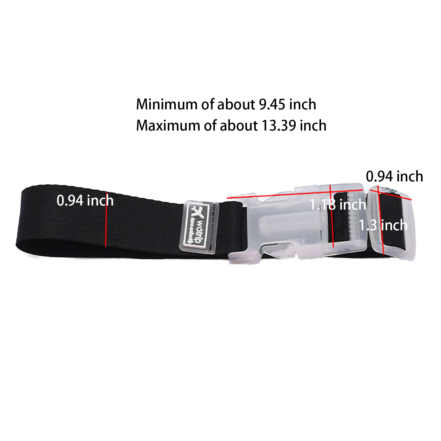 Heavy-Duty Luggage Clip Buckle & Straps for Suitcases 4