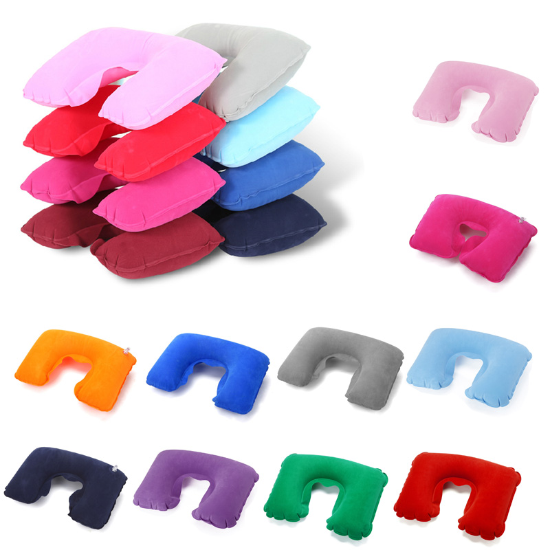 U ShapeInflatable Travel Neck Pillow 2
