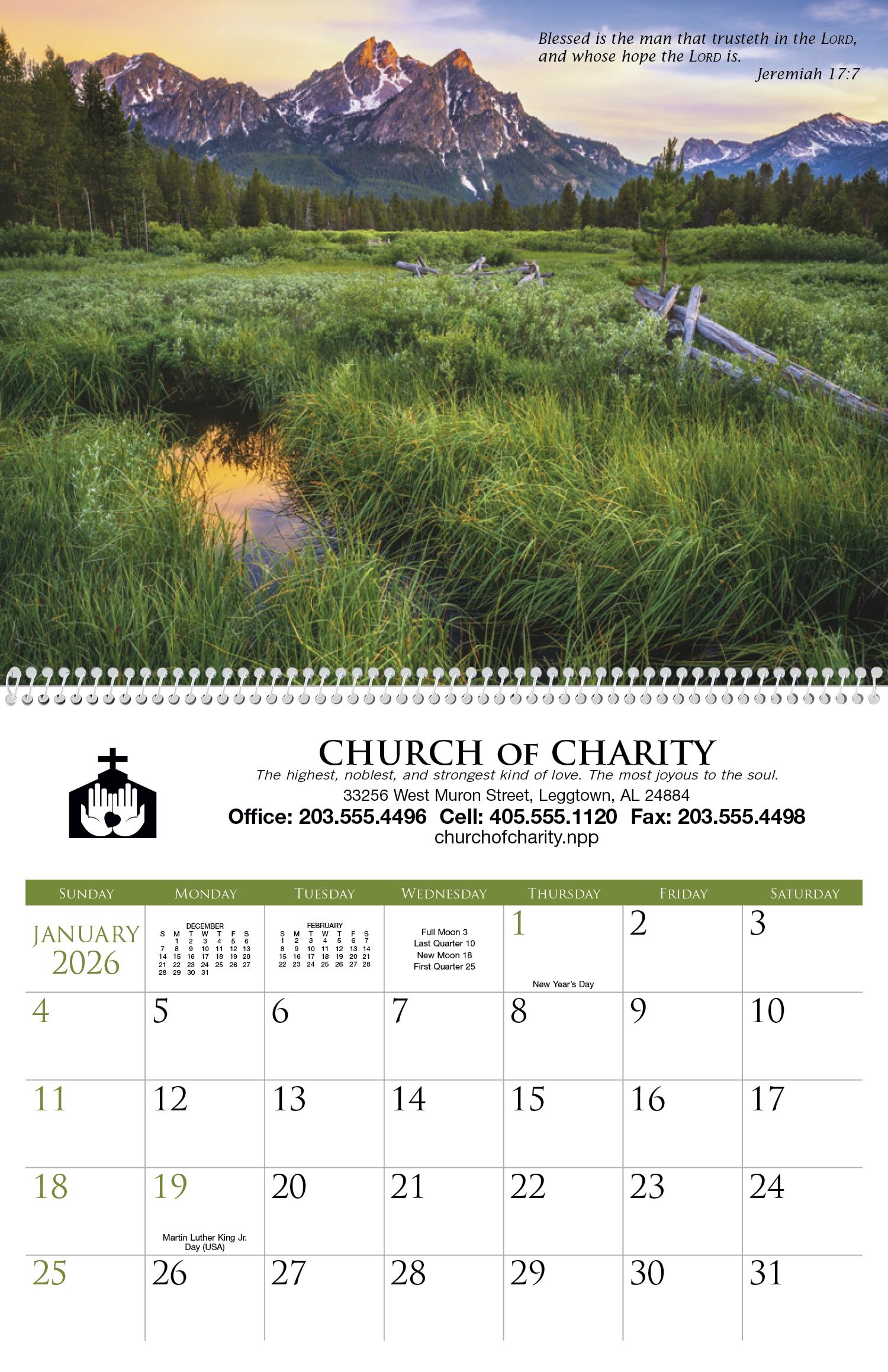 Triumph® Calendars Bible Passages Calendar 5
