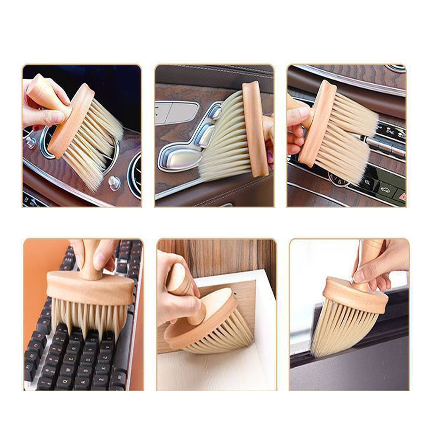 Car Interior Multifunction Cleaning Brush 8