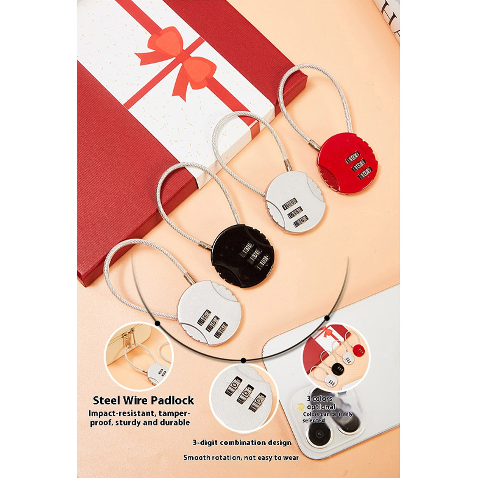 MOQ 10 pcs Logo Travel Identifier Sets 6