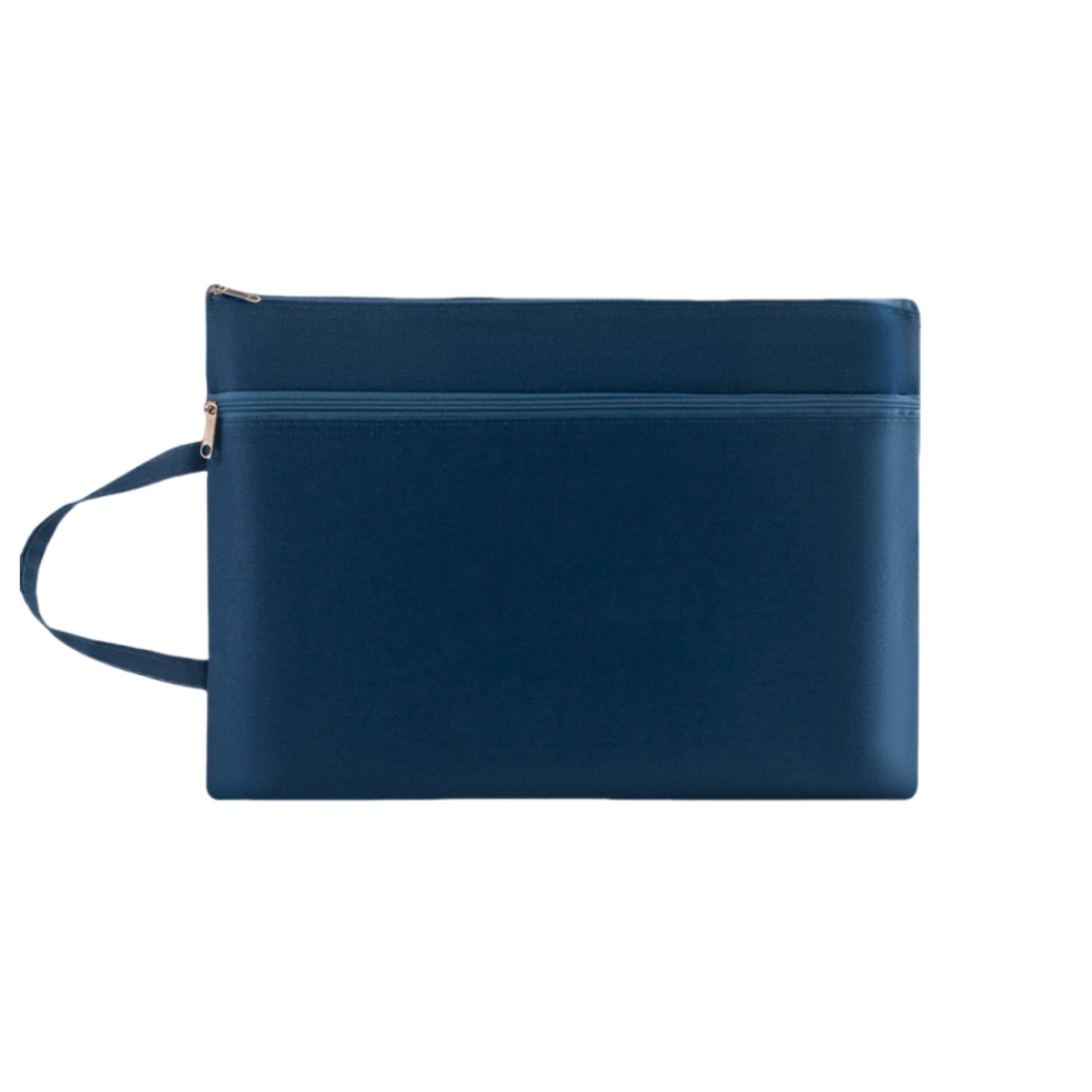 2 Pockets Oxford Zipper Pouch File Bag with Handle 3
