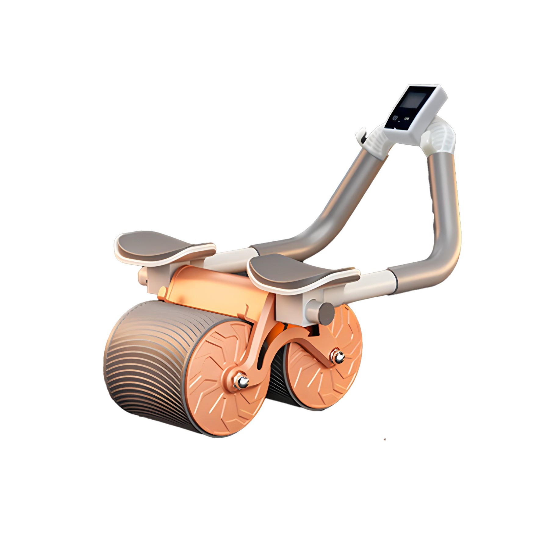 Automatic Rebound Abdominal Roller With Knee Pad And Timer 3