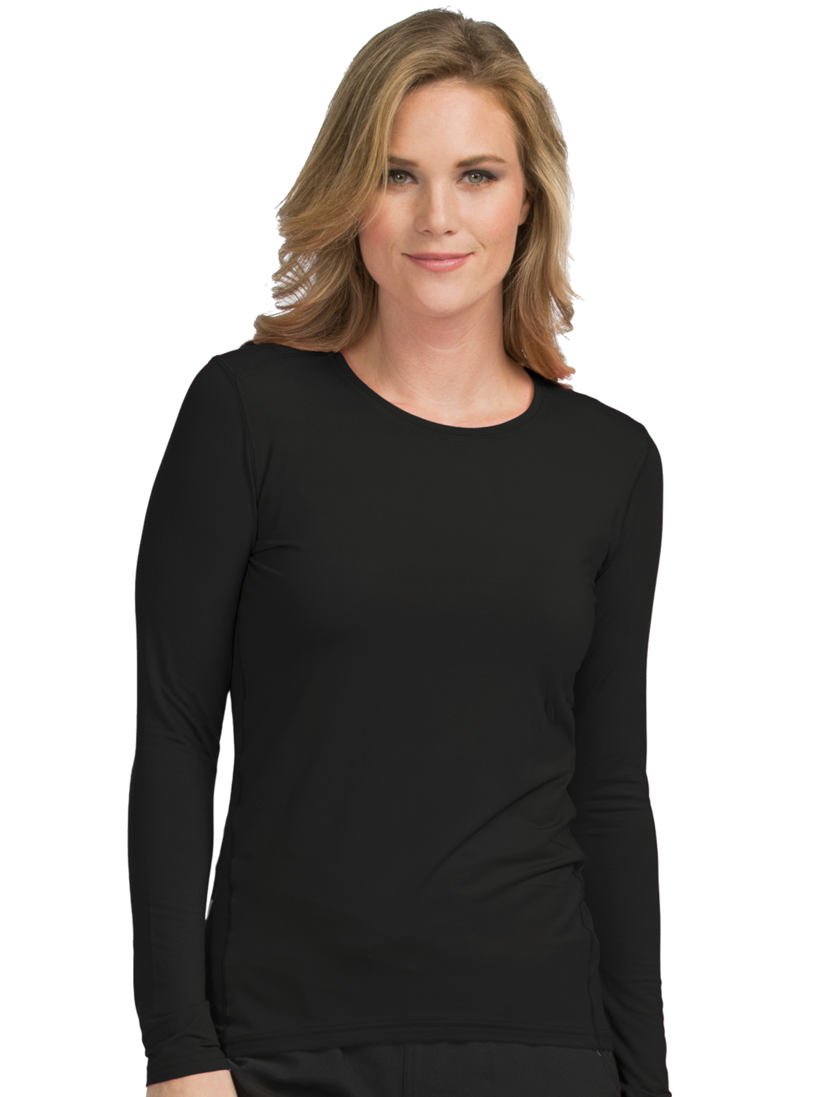 Med Couture - MC Layers - Women's Pocketless Performance Knit Underscrub Tee 2