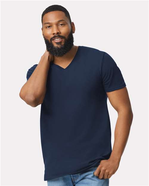 Unisex Softstyle® V-Neck T-Shirt - 64V00 53