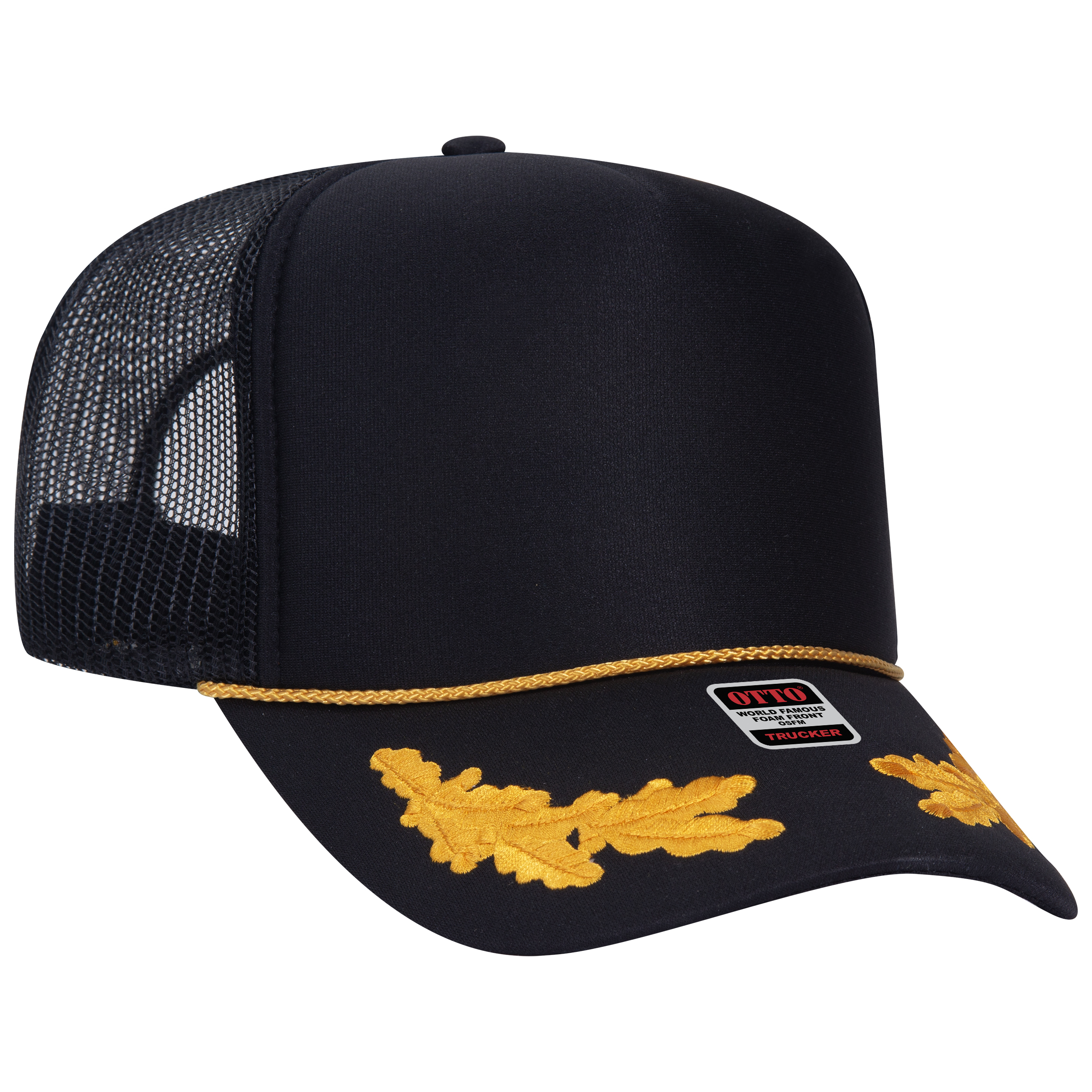 OTTO CAP® 5 Panel High Crown Mesh Back Trucker Hat 24