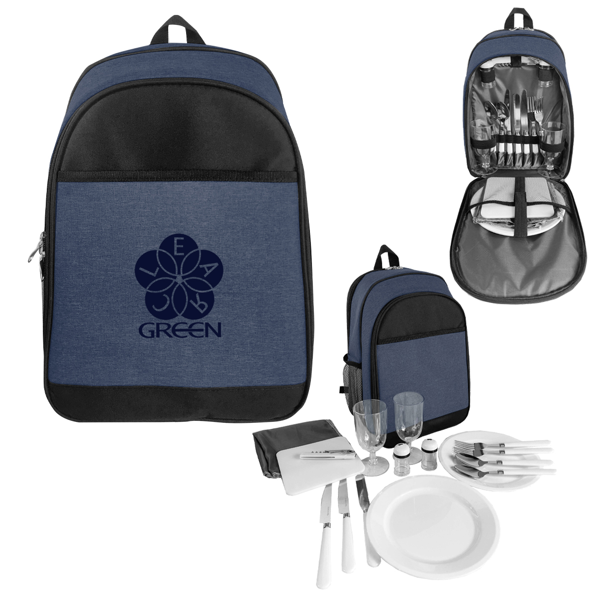 Lakeside Picnic Set Cooler Backpack 2