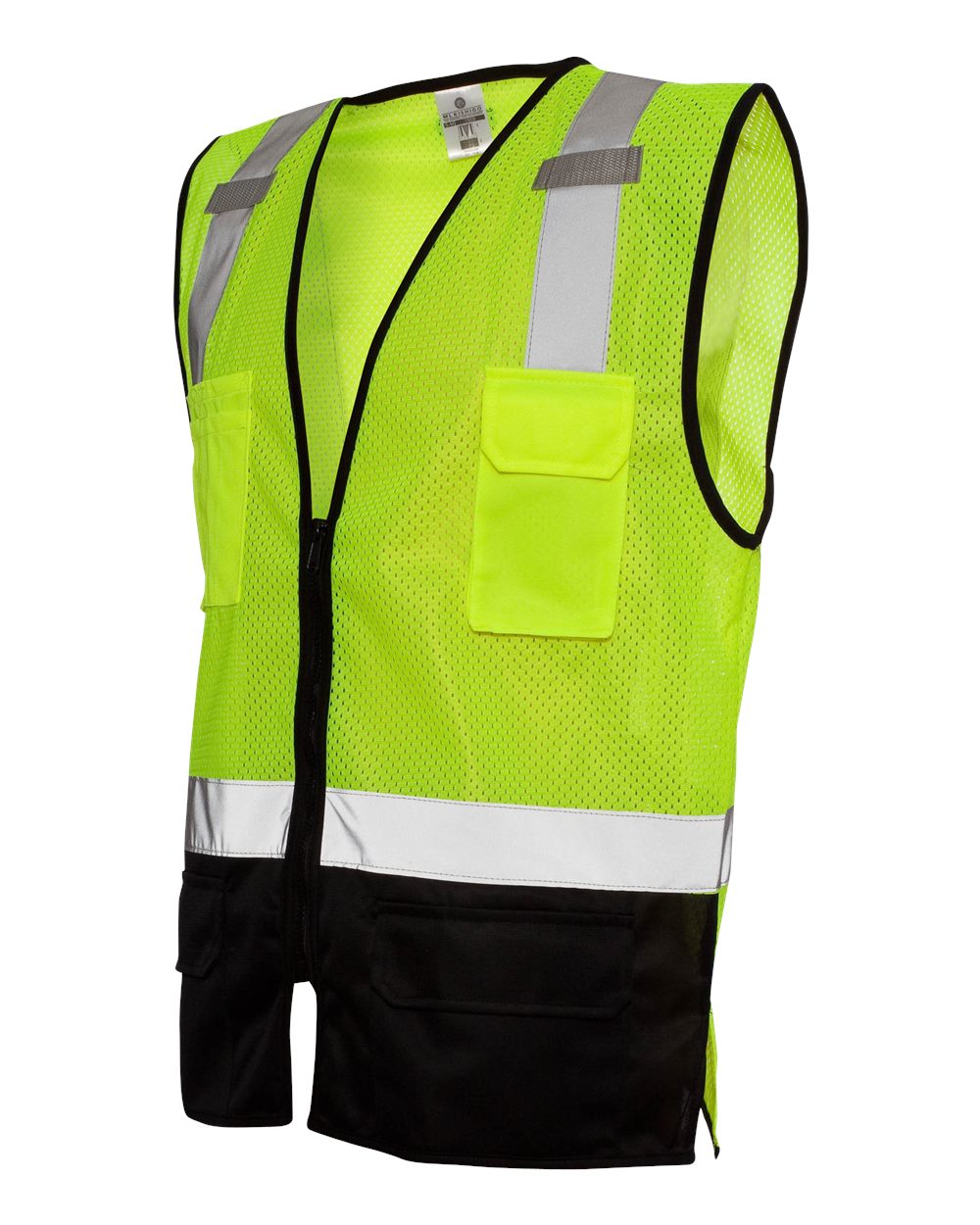 Black Bottom Mesh Class 2 Vest
