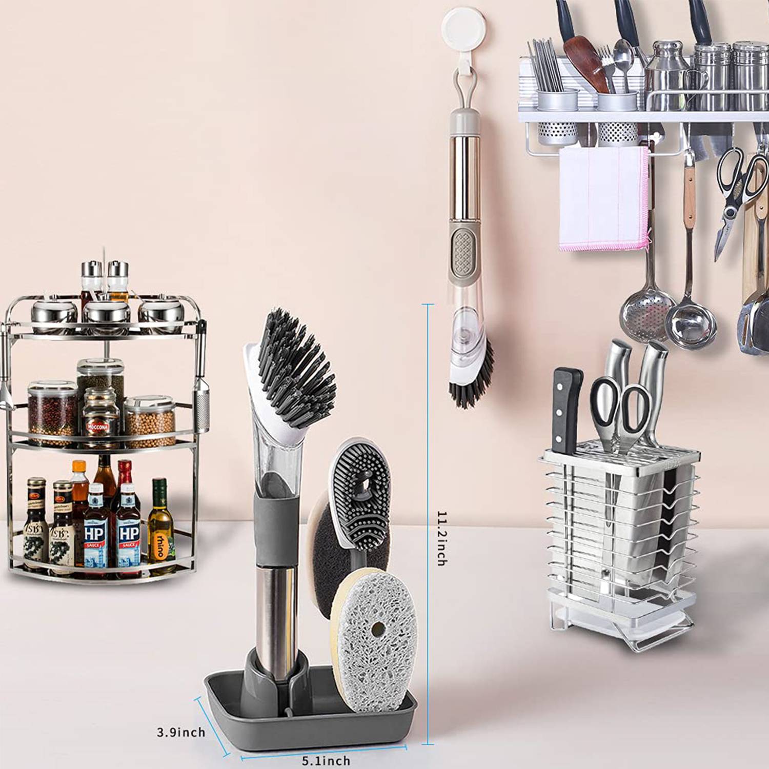 Kitchen Dish Cleaning Brush 7