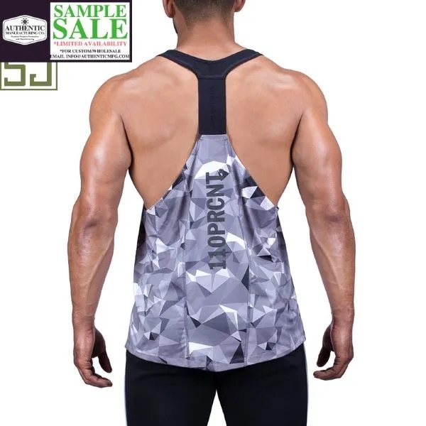 Custom Camo Gym Stringer Shirt 3