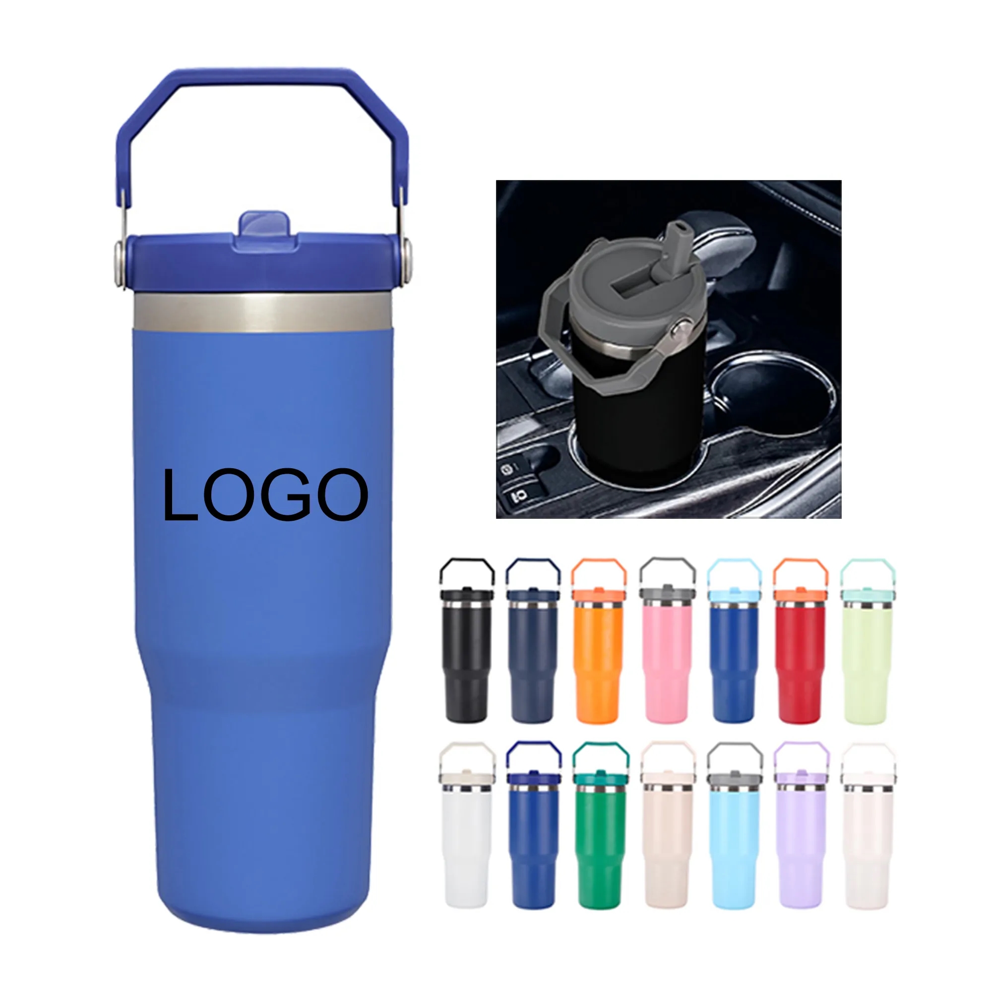Portable Car-Mounted Ice King Cup Insulated Mug 1