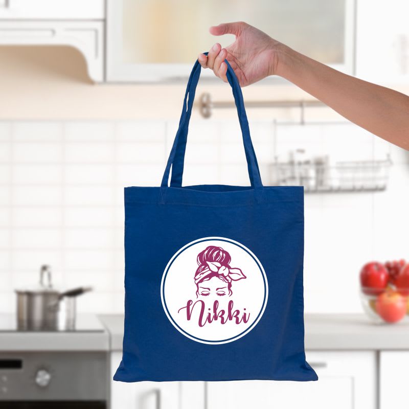 Custom Everyday Cotton Tote Bags, custom tote bag with logo imprint 12